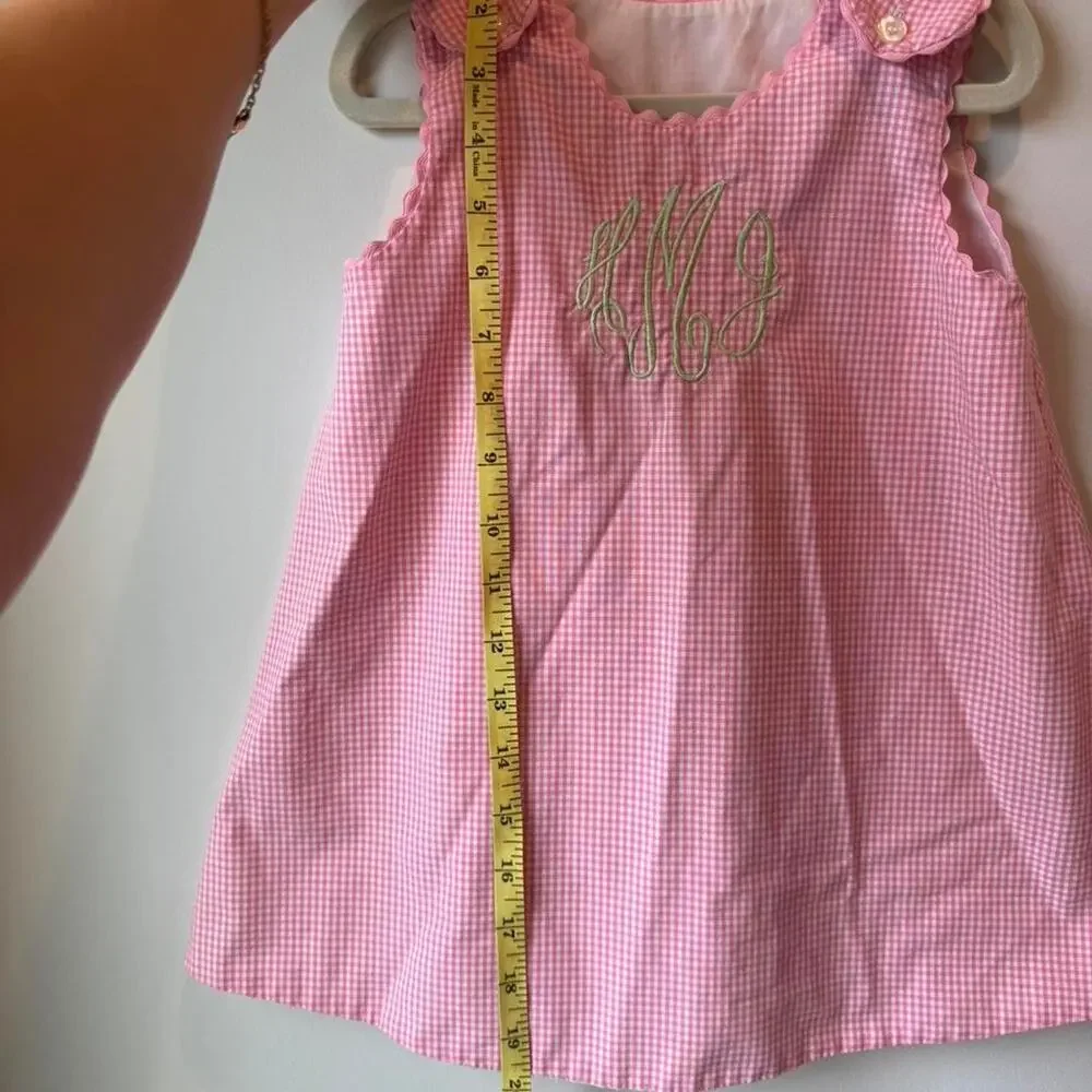 Rosalina baby pink gingham dress